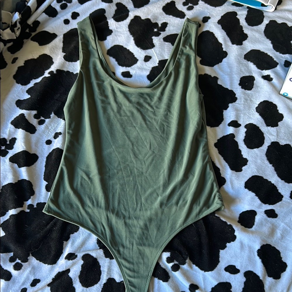 Leith green bodysuit